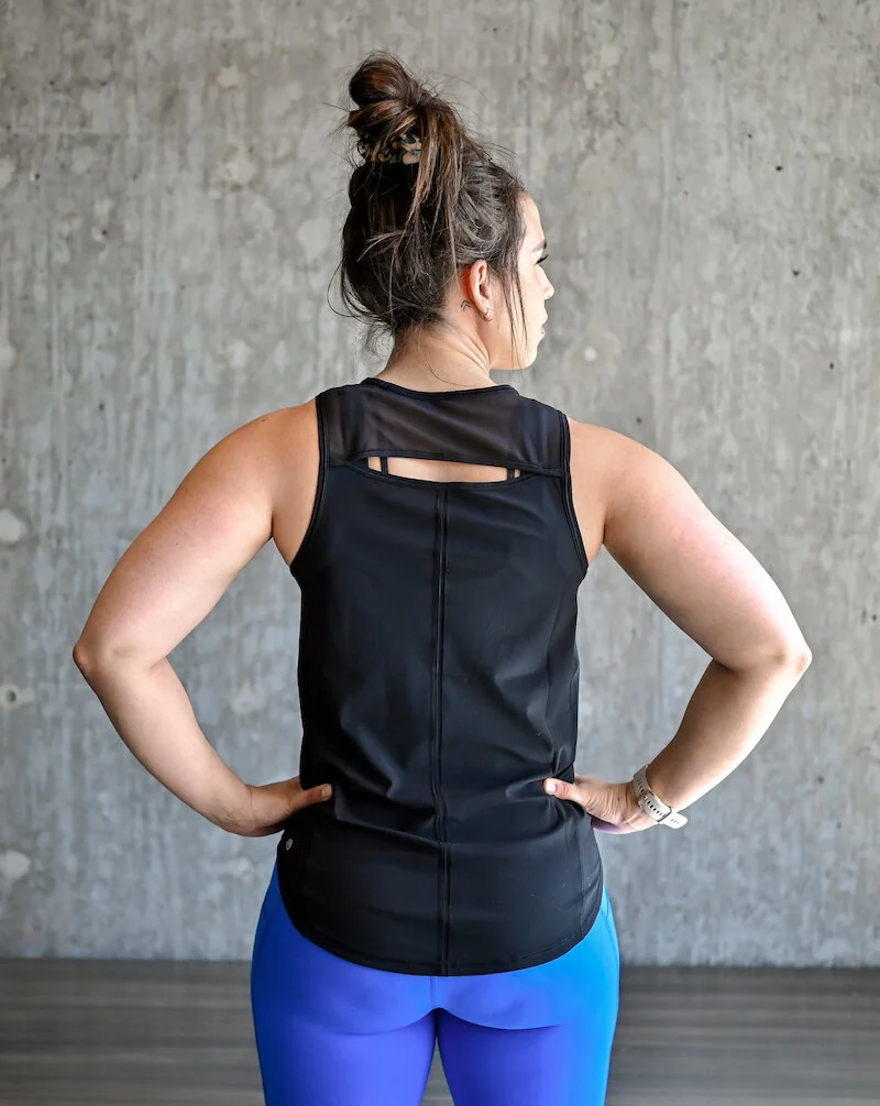 ルルレモン lululemon タンク 6 ルルレモン Align ウエスト丈タンク 黒